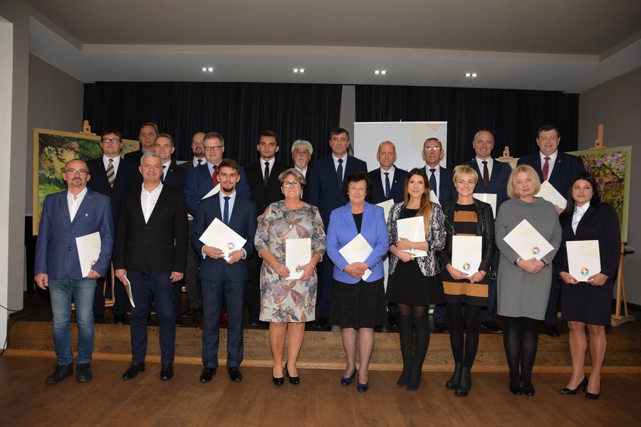 Rada Miejska Kościana VIII kadencji w pierwotnym składzie. (rok 2018) 