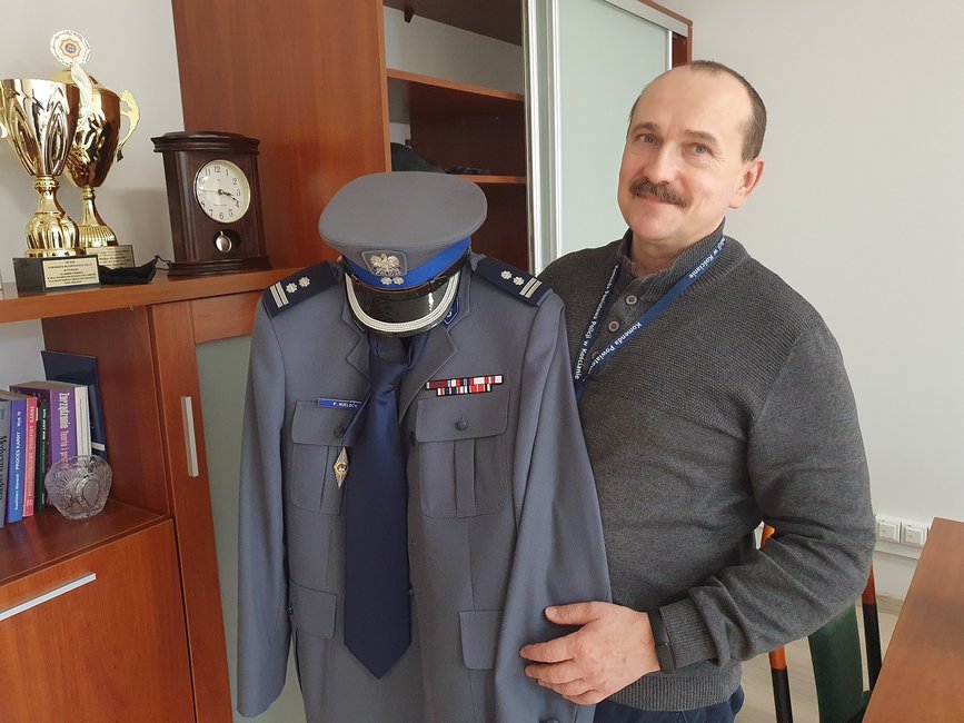 Przemysław Mieloch z mundurem pożegnał się 22 lutego. 