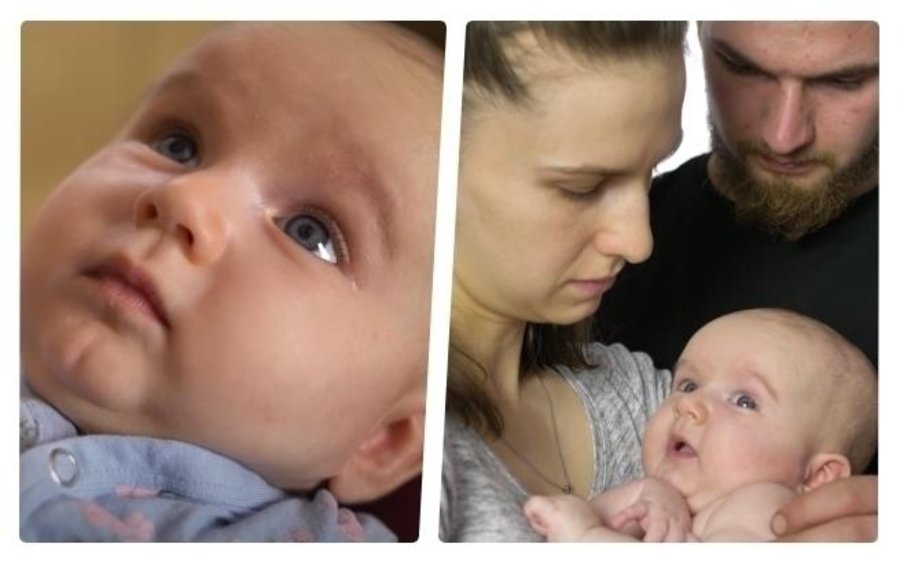 Marysia z rodzicami. Fot. Michał Zerka