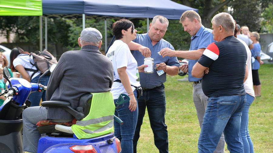 Podczas festynu zebrano 54 001 złotych i 7 euro. 