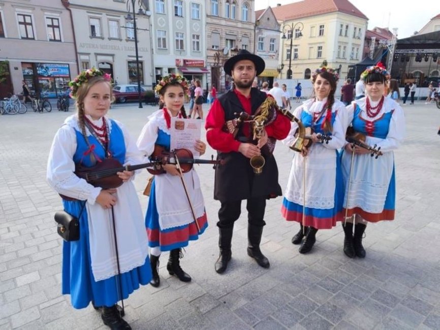 Sokoły na  Ogólnopolskim Festiwalu Kapel i Śpiewaków Ludowych w Kazimierzu Dolnym