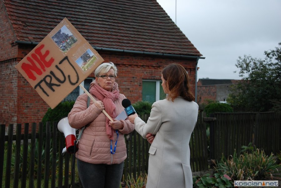Tu nie da się normalnie żyć - mówi organizatorka protestu Karina Skrzypczak