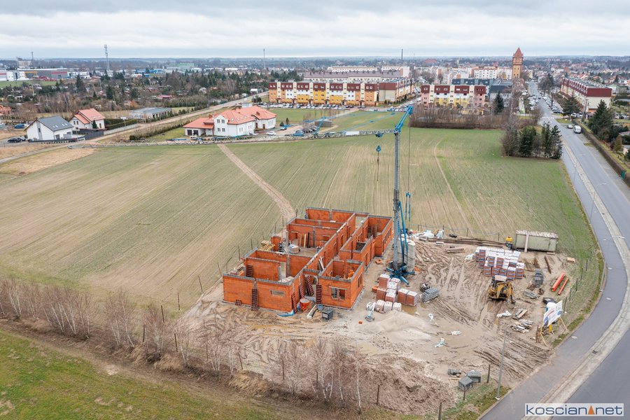 Budowa przy ul. Czempińskiej. 