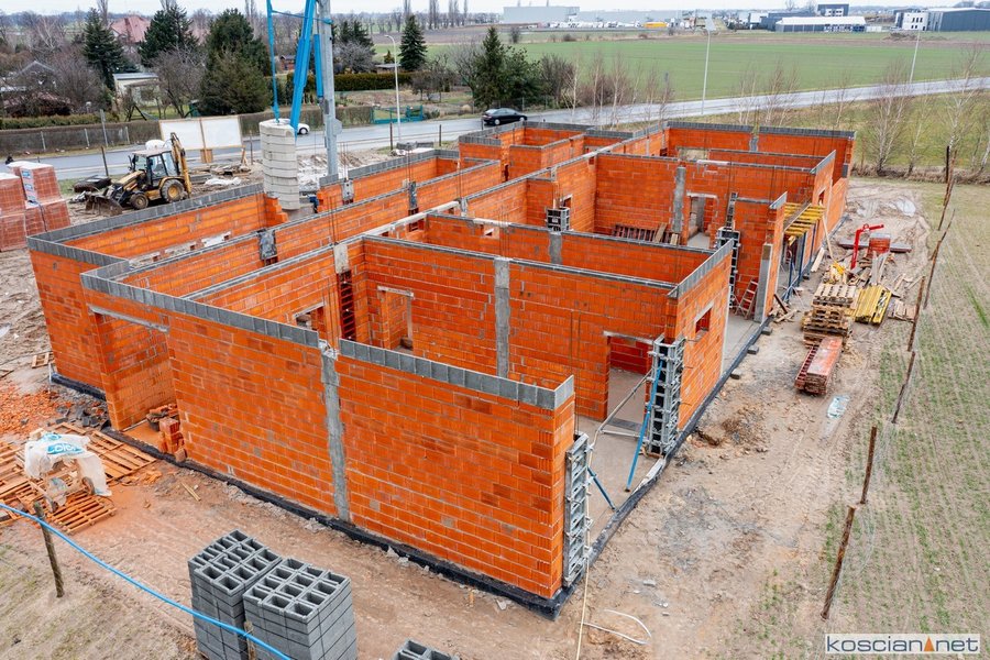 Budowa przy ul. Czempińskiej. 