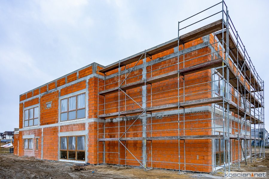 Budowa przy ul. Nacławskiej. 