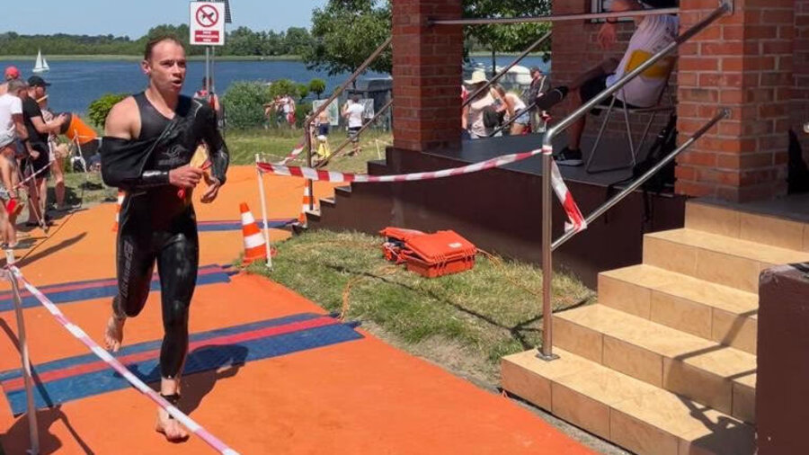 Mikołaj Tomaszewski zawody ukończył z czasem 02:20:31. 