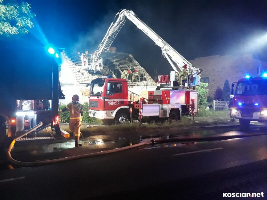 Dom w Kiełczewie spłonął 22 czerwca. 