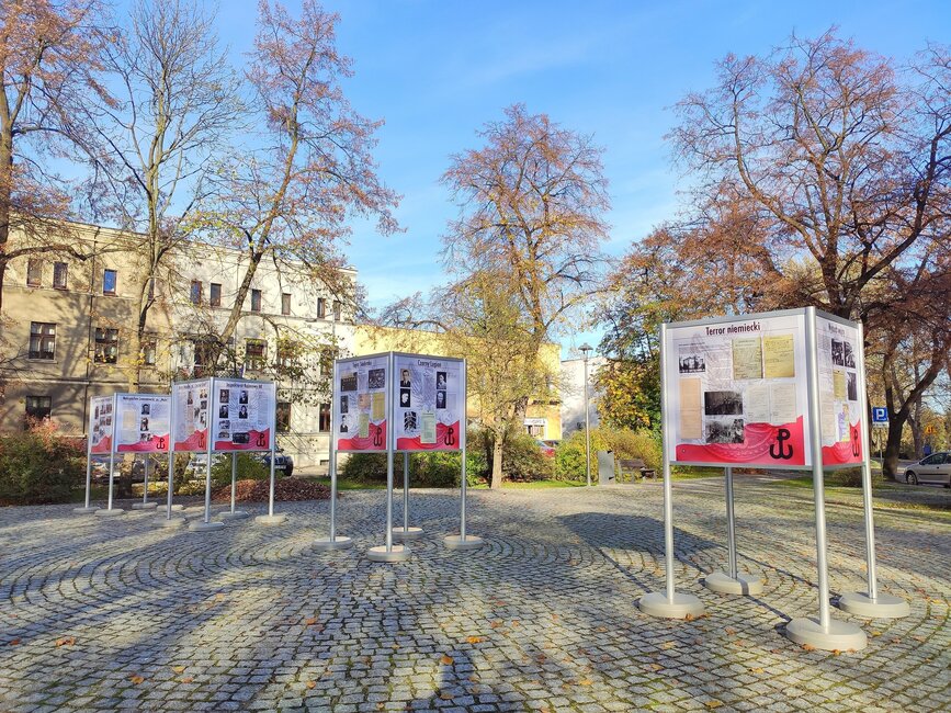 Wystawa na Placu Wolności w Kościanie czynna będzie do końca listopada. 