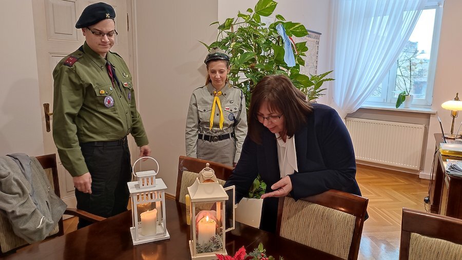 Światło trafiło między innymi do starostwa…