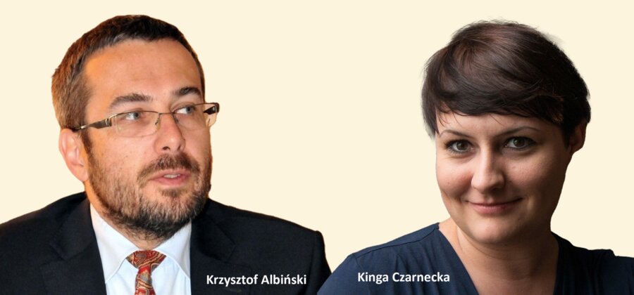 Kościaniacy w zarządzie szpitala: dyrektor Krzysztof Albiński i wicedyrektor ds. ekonomicznych Kinga Czarnecka