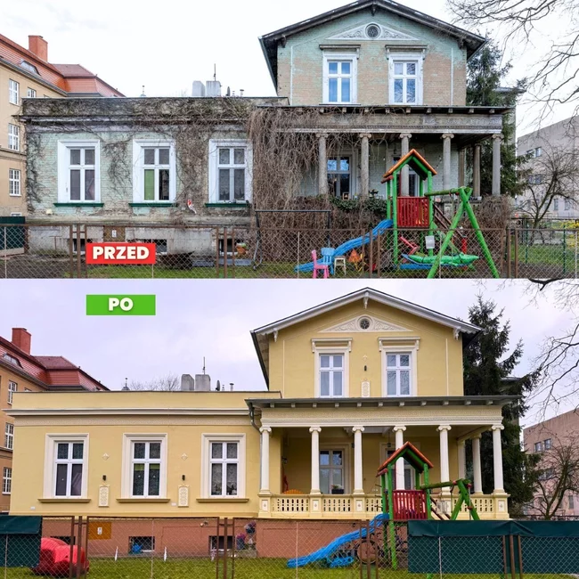 W roku 2025 część budynku wyremontowano. 