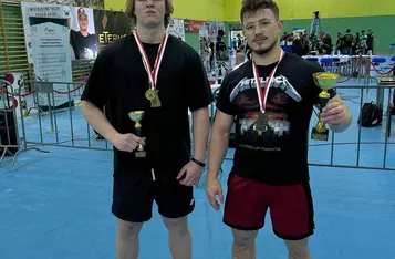 Od lewej Mikołaj Buchwald, Damian Szczepański