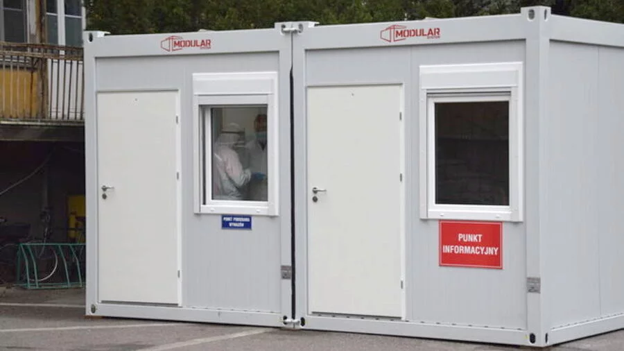 Punkt pobrań wymazów w kościańskim szpitalu