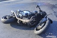 Potrącił motocyklistę