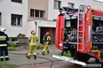 Pożar w budynku wielorodzinnym