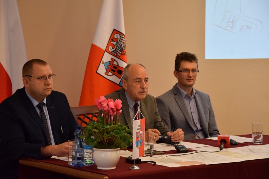 Konferencja prasowa w starostwie  