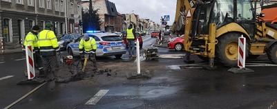 Awaria sieci wodociągowej 