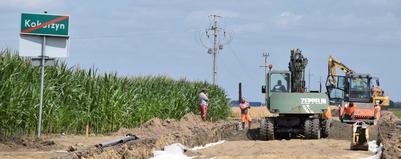 Remont drogi Kokorzyn - Szczodrowo
