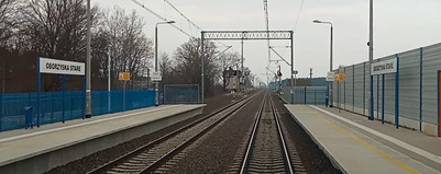 Pociąg połamał mu nogi