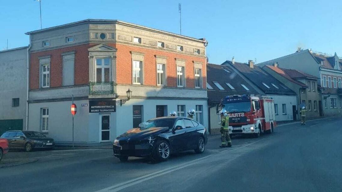 Kolizja w Śmiglu. Fot. KPP Kościan