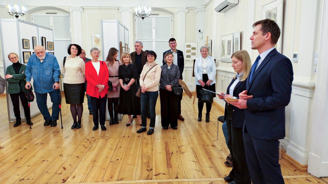 Wernisaż wystawy odbył się 6 marca. 