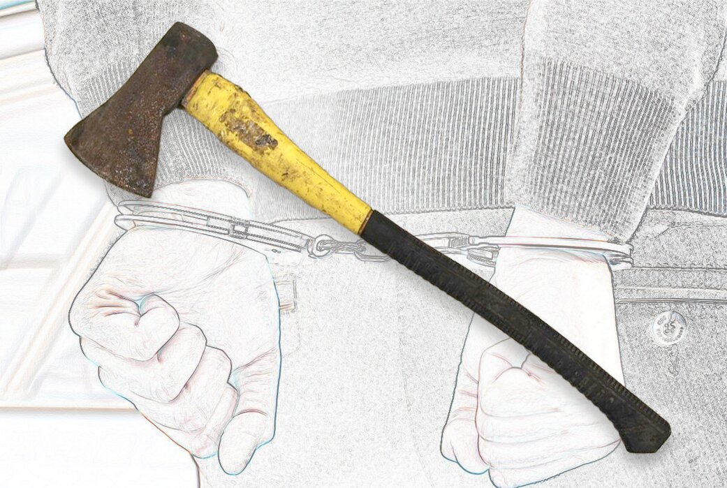 Jeden z napastników użył tej siekiery.