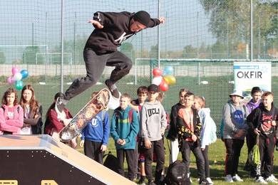 W Śmiglu otwarto skatepark