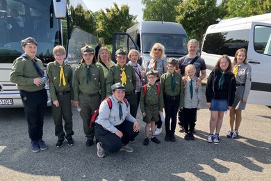 Kościańscy harcerze na Jasnej Górze