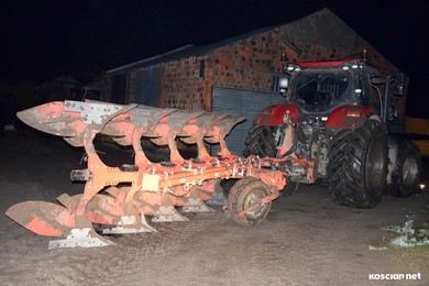 Pijany traktorzysta uszkodził przyłącze gazowe. Ewakuowano mieszkańców