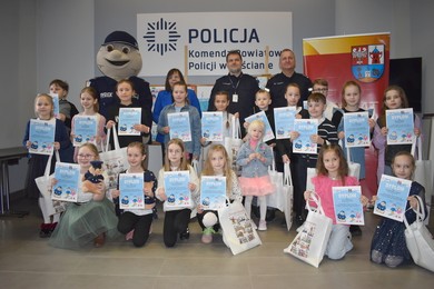 Rozstrzygnięto konkurs „Bezpieczne ferie z sierżantem Pyrkiem”