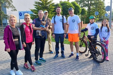 Artur na trasie. Można go wesprzeć darowizną na rzecz szkoły