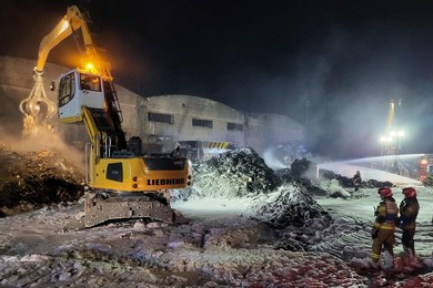 Strażacy podsumowali akcję gaśniczą w firmie Polcopper