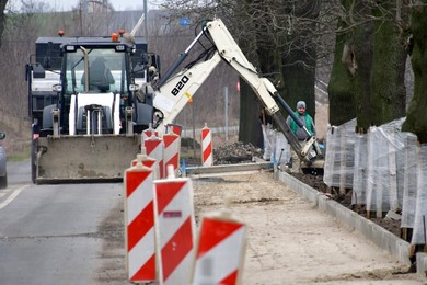 Budują drogę rowerową od Widziszewa do wiaduktu