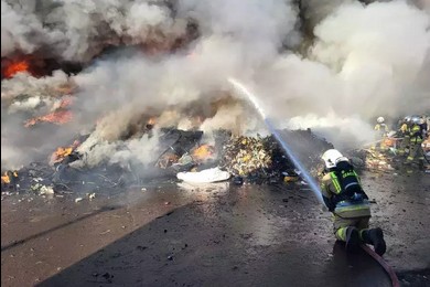 Trzeci w tym miesiącu pożar w firmie Polcopper