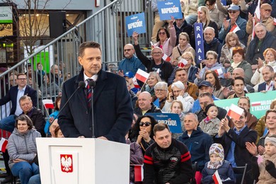 Trzaskowski spotkał się z mieszkańcami Kościana 