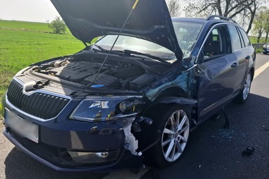 Zderzyła się z nadjeżdżającym samochodem dostawczym