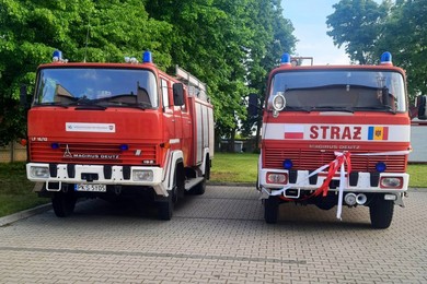 Wozy strażackie z  Czempinia i  gminy Kościan trafią do Mołdawii