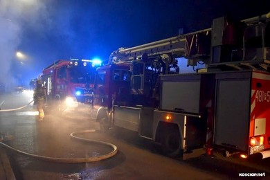 Niespokojna noc w Czempiniu. Ewakuowano blisko 1000 osób