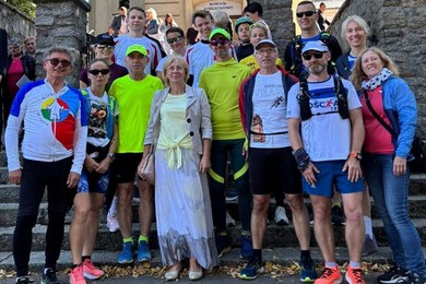 Pielgrzymują biegiem i na rowerach