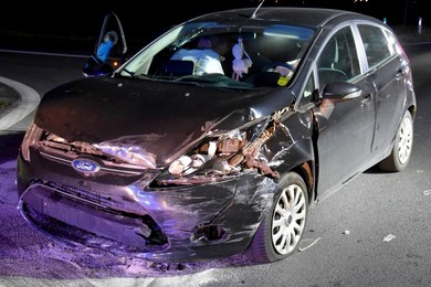 Kolizja na skrzyżowaniu: 87-latek wymusił pierwszeństwo