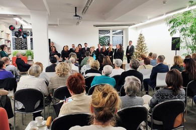 Świąteczny środek tygodnia w kościańskiej bibliotece