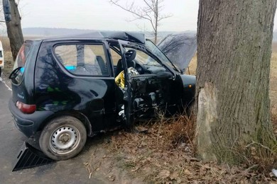 Marznący deszcz i utrata panowania nad autem 