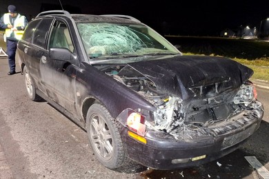 Zderzenie trzech pojazdów. 18-latek  nie zachował bezpiecznej odległości 