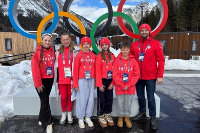 Kibice z Racotu odwiedzili wioskę olimpijską