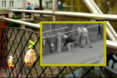 Wandale skradli świąteczne dekoracje