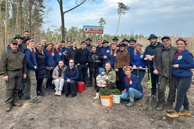 Sadzenie lasu z przytupem